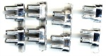 Concours D'Elegance CON4001 '60's Russkit 1/24 Chrome Intake Stacks