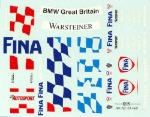DMC DMC24-060 Waterslide 1/24 Decal - BMW 320i. FINA. Ravaglia. BTCC 1996