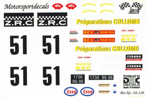 Bring Your Model To Life! 1:24 Scale Custom Waterslide Racing Sponsorship Decals (2 Sheets)