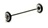 DRS DRS138 Wheelie Bar Axles - 1 Assembly