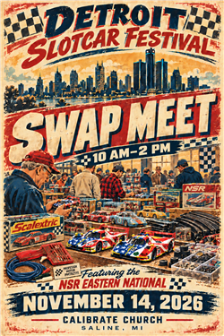 Detroit Slot Car Festival Show Table