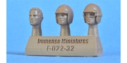 Immense Miniatures F022-24 1/24 Resin Molded Figure - Dan Gurney Heads