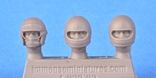 Immense Miniatures F032-24 1/24 Resin Molded Figure - Helmeted Heads