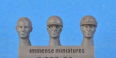 Immense Miniatures F033-32 1/32 Resin Molded Figure - Stirling Moss Heads