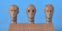 Immense Miniatures F036-24 1/24 Resin Molded Figure - Tazio Nuvolari Heads