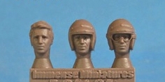 Immense Miniatures F041-24 1/24 Resin Molded Figure - Mario Andretti Heads