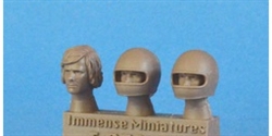 Immense Miniatures F050-24 1/24 Resin Molded Figure - James Hunt Heads