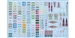 GOFER RACING GOF11001 1/24 / 1/24 License Plates Waterslide Decals