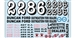 GOFER RACING GOF11008 1/24 / 1/25 Racing "Dealers" Decal Sheet