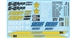 GOFER RACING GOF11025 1/24 / 1/25 "Racing Sherrifs" Waterslide Decals