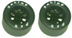 H&R Racing HR1110 27x12mm 1/24 NASCAR Wheels - BLACK with SILICONE Tire
