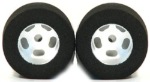 H&R Racing HR1208 30 x 16mm Rear Foam Rubber Tires and Wheels