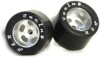 H&R Racing HR1303 27 X 18MM Rubber Tires - Setscrew for 1/8" Axle on aluminum wheels