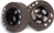 H&R Racing HR1306 27x12mm Silicone Tires BLACK 5 Slot Hubs
