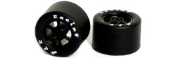 H&R Racing HR1358 27 x 18mm SILICONE Tires BLACK Hubs