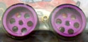 JK Products JK87241DP 5/8" Diameter Purple Anodized Aluminum Front Wheels
