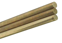 K & S KS8135 K&S Engineering Solid Brass Rods - 0.020" O.D. x 12" long