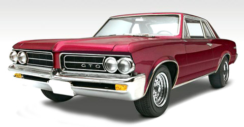 Revell Pontiac GTO 1964 2'en1 Kit Maquette 1/24 - 104 Pièces Niveau 4