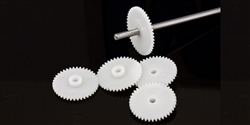 MBSLOT MB12040 Nylon 40 Tooth 1/24 Spur Gears for 3mm Axles x 4 Press Fit