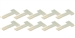 MBSLOT MB13002 Brass Tabs for Fabricating 1/24 Clip-In Braid x 10