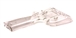 MBSLOT MB20011 Clear Controller Handle w/Screws