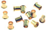 Motors Etc MOT1666 Endbell Post Covers - Brass