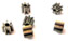 MRSLOTCAR MR4017 INLINE Pinion Gear STEEL 7 Tooth 4.5mm Diameter for 1.5mm Shaft
