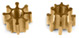 MRSLOTCAR MR4028 SIDEWINDER Pinion Gears 8 Tooth 4.5mm Diameter for 1.5mm Shaft