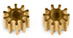 MRSLOTCAR MR4210 Pinion Gears 10 Tooth 5.5mm Diameter for 2.0mm Shaft