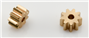 MRSLOTCAR MR4709 CLASSIC GT "Option Part" Pinion Gear (2)-Brass 9Tx6.0mm-1.5 mm Hole