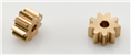 MRSLOTCAR MR4709 CLASSIC GT "Option Part" Pinion Gear (2)-Brass 9Tx6.0mm-1.5 mm Hole