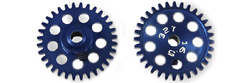 MRSLOTCAR MR6132 Sidewinder Gear 32 Tooth Blue Ergal 16.5mm for 3/32" Axles