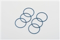 MRSLOTCAR MR8177  Guideflag washers (6) - "Spring" Steel 0.3mm Thick (.012") - Fits the Shadow DN4 Guideflag only