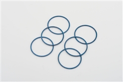 MRSLOTCAR MR8177  Guideflag washers (6) - "Spring" Steel 0.3mm Thick (.012") - Fits the Shadow DN4 Guideflag only