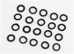 MRSLOTCAR MR9504 (SR1504) CHASSIS DAMPING WASHERS (20)-0.25mm Thick-Use between Body/Chassis/Motor Pod