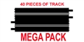 Ninco N10102-MP Straight Track 400mm (15.76") - 40 pcs. / package