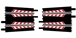 Ninco N10110 Ninco to Scalextric Classic / SCX Adapter Tracks x 2