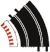 Ninco N10207 White / Red INSIDE Border for R2 Standard Curve 45 Arc - 6 pcs. / package
