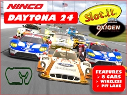NINCO 1/32 "Daytona 24" Digital oXigen Track - 8 Cars