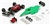 NSR 0162IL-G FORMULA NSR 86/89 BODY GREEN KIT: INCLUDING RTR CHASSIS IL KING EVO3 21K