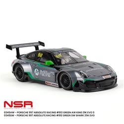 NSR NSR0345AW Porsche 997 - Absolute Racing #912 - Green