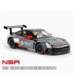 NSR NSR0346AW Porsche 997 - Absolute Racing #911-Red