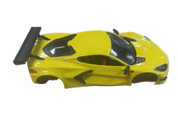 NSR Corvette C8.R Test Car Yellow - BODY ONLY
