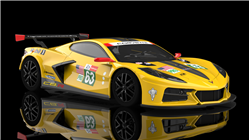 NSR0549AW CORVETTE C8.R LE MANS 24H 2021 GTE PRO #63 AW KING 21 EVO3