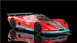 NSR0558SW3 MOSLER MT900R MARTINI LIVERY RED #58 EVO3 SW SHARK 25K EVO
