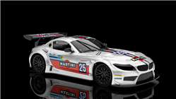 NSR0601SW Z4 GT3 Martini Racing Livery White #25 SW SHARK 25K EVO