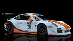 NSR0617SW PORSCHE 997 LE MANS 2017 #20 GULF RACING LIVERY AW KING 21K EVO3