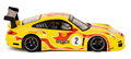 NSR0637SW Porsche 997 Yellow Hippie #2 Psychedelic Livery