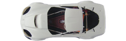 NSR NSR1071AW Chevrolet Corvette C6R White Unpainted