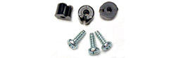 NSR NSR1204 Plastic Cups & Screws for Motor Support - 3 pcs. each / package
